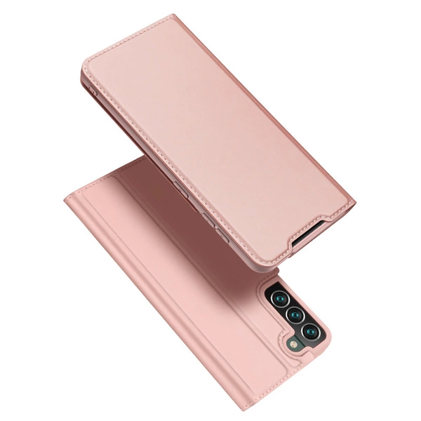 Etui type bibliothèque Dux Ducis Skin Pro pour Samsung Galaxy S22+ (S22 Plus) rose