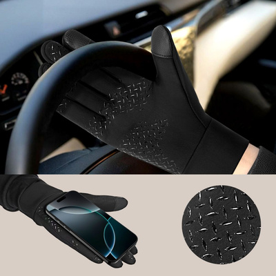 Tech-Protect WG01 Gloves with Touch Tips M - Black