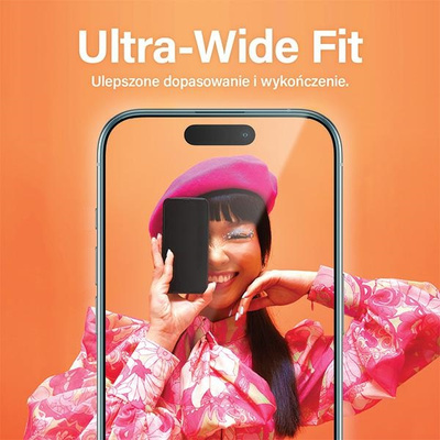 PanzerGlass Bundle 3in1 Set transparente Hülle + Folie + Kameraabdeckung für iPhone 15 Pro