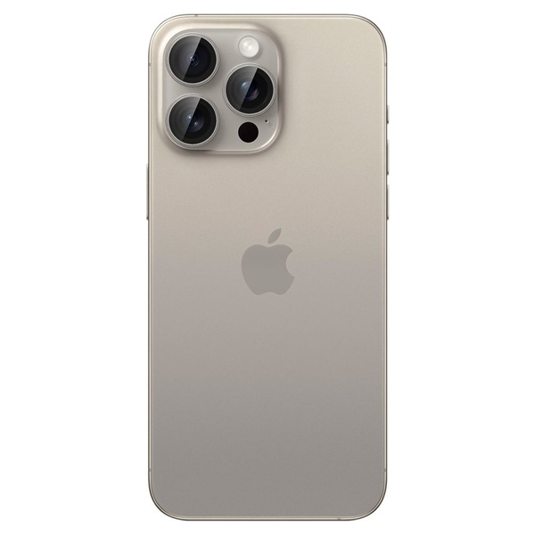 Spigen Optik.tR EZ Fit Kameraschutz für iPhone 14 Pro / Pro Max / 15 Pro / Pro Max - natürliches Titan 2 Stk.