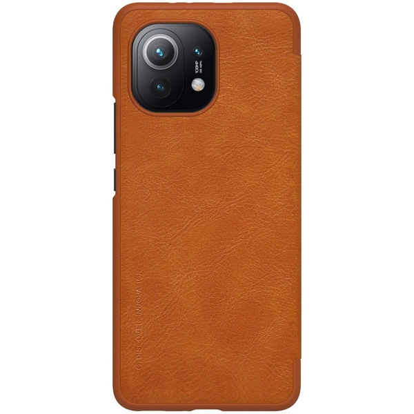 Nillkin Qin leather holster case for Xiaomi Mi 11 brown
