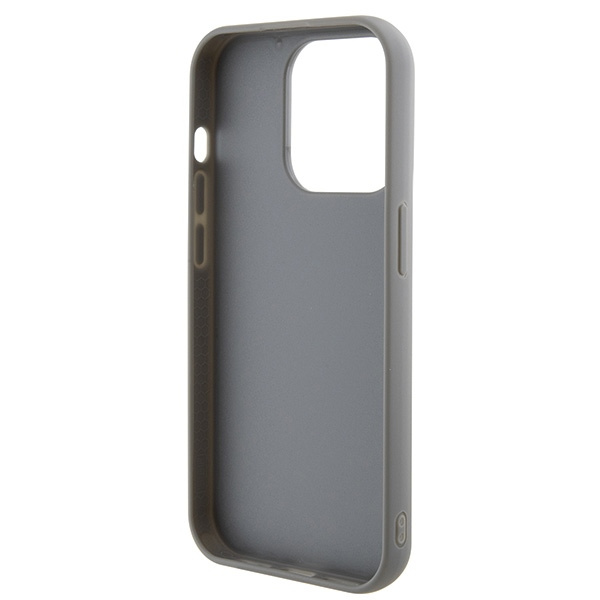 Etui Guess Sequin Script Metal na iPhone 15 Pro Max - srebrne