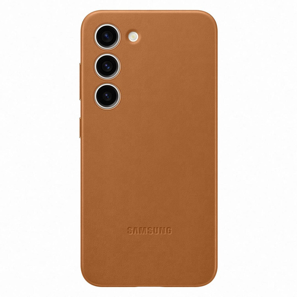 Samsung Lederhülle für Samsung Galaxy S23 echtes Kamelleder (EF-VS911LAEGWW)