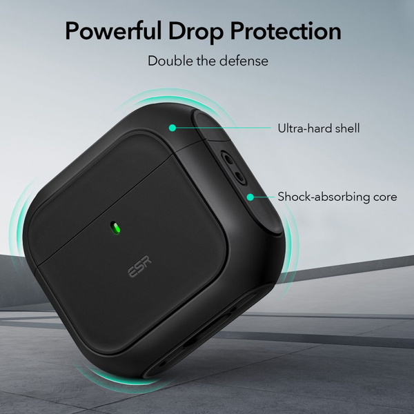 ESR Orbit Halolock MagSafe Hülle für Apple AirPods 4 – Schwarz