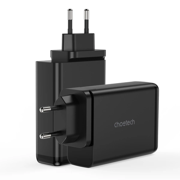 Choetech Ladegerät GaN 140W 4 Ports (2x USB C, 2x USB) schwarz (PD6005)