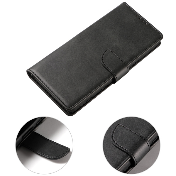 Magnet Case elegant case cover cover with a flap and stand function for Sony Xperia 1 III black