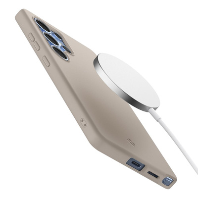 Etui Spigen Silicone Fit Mag na Samsung Galaxy S25Ultra - tytanowy