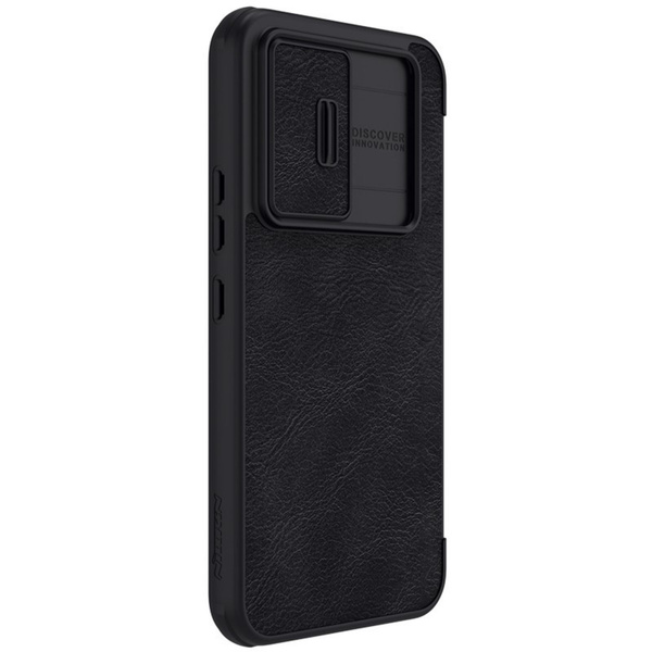 Nillkin Qin Leather Pro Case etui do Samsung Galaxy A54 5G pokrowiec z klapką osłona na aparat czarne