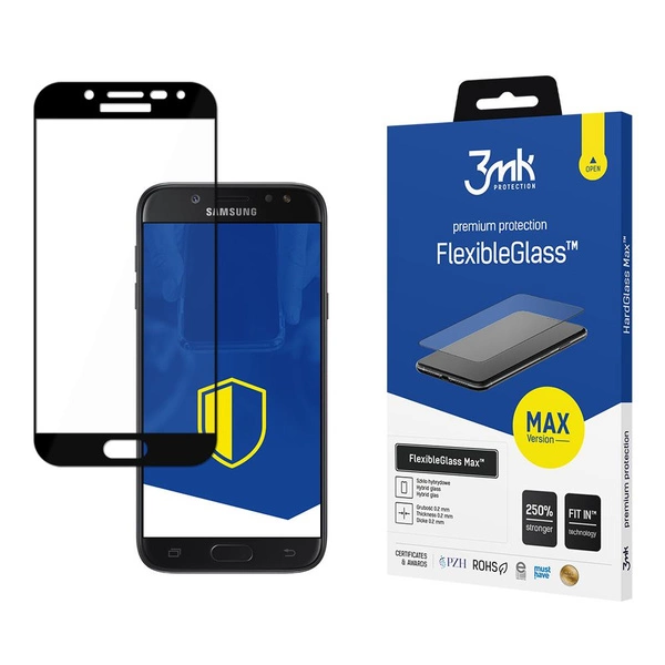 Samsung Galaxy J5 2017 Noir - 3mk FlexibleGlass Max™