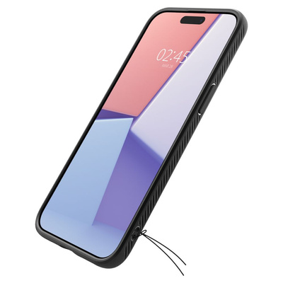 Spigen Liquid Air iPhone 15 Pro Case - Matte Black