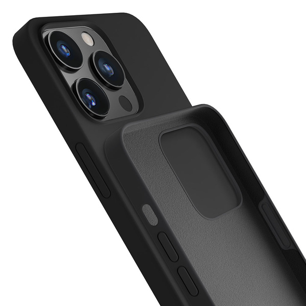 Etui 3mk Silicone Case na iPhone 14 Pro Max - czarne