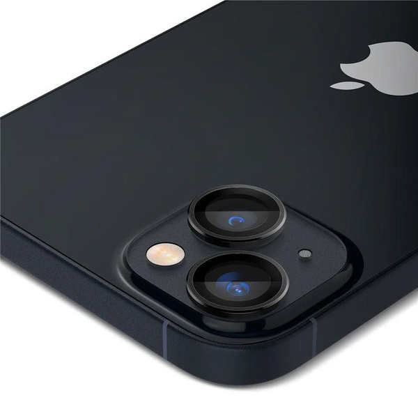 Spigen Glas.tR EZ Fit Optik Kameraschutz für iPhone 14 / Plus / 15 / Plus – Schwarz 2 Stk.
