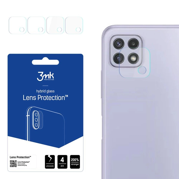 Szkło na aparat 3mk Lens Protection™ hybrydowe na Samsung Galaxy A22 5G