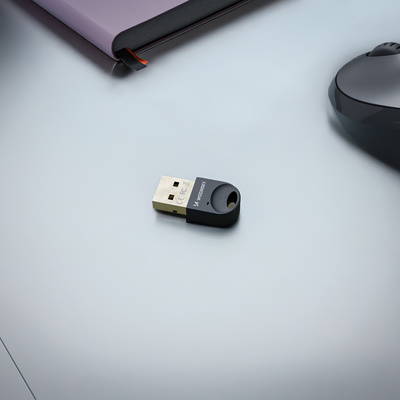 Mini adapter Bluetooth 5.4 Wozinsky WUSB54YS USB-A odbiornik nadajnik do komputera - czarny