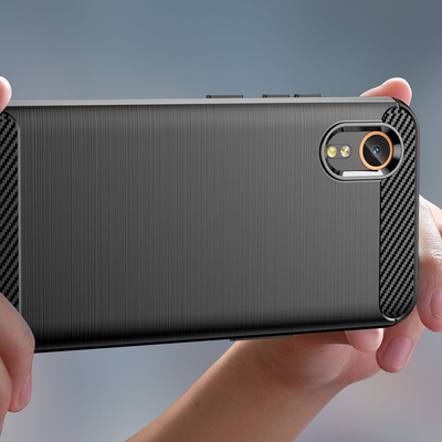 Tech-Protect TPUCarbon-Hülle für Samsung Galaxy XCover 7 - Schwarz