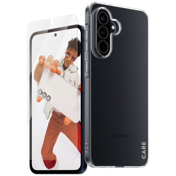 Zestaw ochronny CARE by PanzerGlass Fashion 2w1 Etui+Szkło na Samsung Galaxy A56 5G - przezroczysty