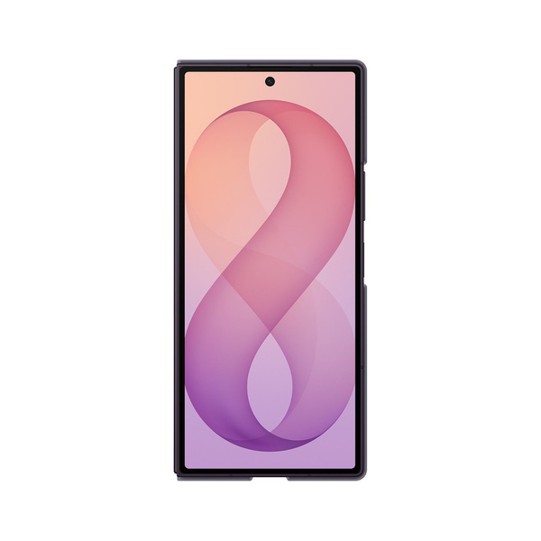 Etui Samsung Silicone Magnet Case do Samsung Galaxy Z Fold 8 kompatybilne z MagSafe + 2 szt. folii antyrefleksyjnej - fioletowe