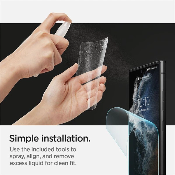 Folia hydrożelowa Spigen Neo Flex na Samsung Galaxy S22 Ultra - 2 szt.