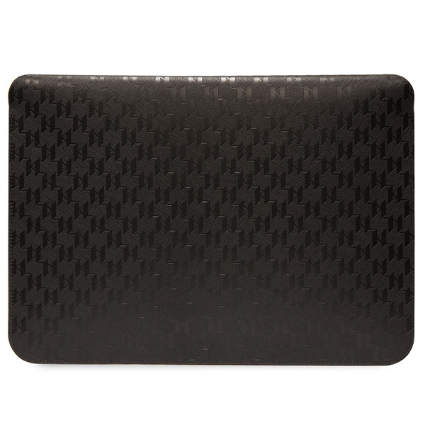 Karl Lagerfeld Saffiano Monogram Ikonik case for a 14&quot; laptop - black