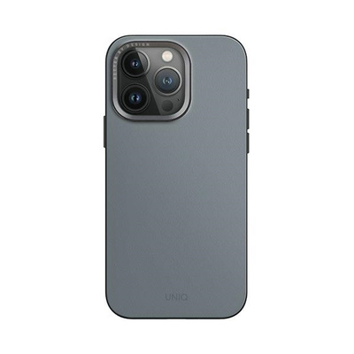 Uniq Lyden DS Hülle iPhone 15 Pro Max 6,7&quot; Magclick Charging Blau-Schwarz/Waschblau-Schwarz