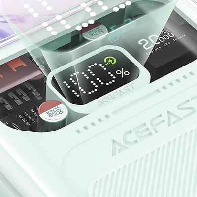 Acefast powerbank 20000mAh Sparkling Series fast charging 30W green (M2)