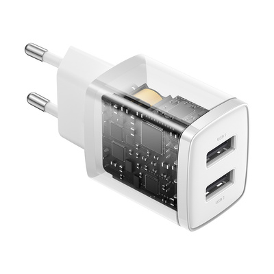 [RETURNED ITEM] Baseus Compact charger 2x USB 10.5W white (CCXJ010202)