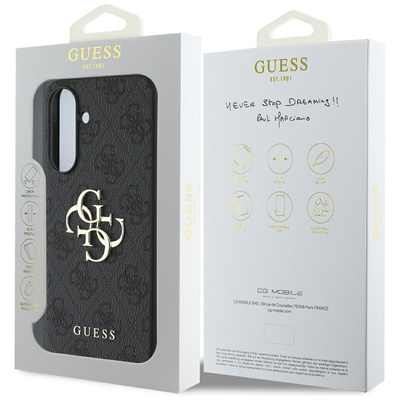 Guess Big 4G Logo Classic Logo Hülle für Samsung Galaxy A36 - Schwarz