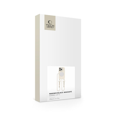 Tech-Protect MagNecklace MagSafe-Hülle für iPhone 14 Pro – Beige
