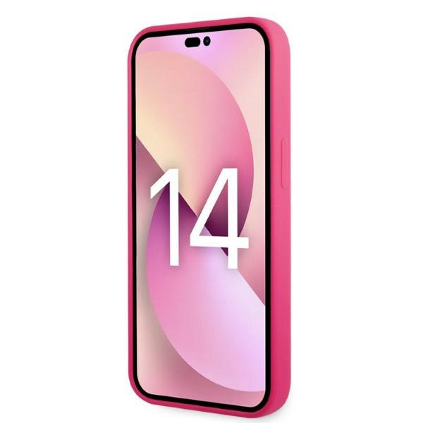 Karl Lagerfeld KLHCP14MSRSGRCF iPhone 14 Plus 6,7 &quot;Hardcase rosa / rosa Silikon RSG