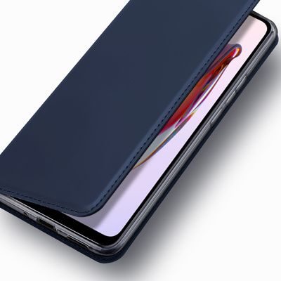 Dux Ducis Skin Pro Hülle für Xiaomi Redmi 11A / Poco C55 / Redmi 12C Flip Cover Card Wallet Stand Schwarz