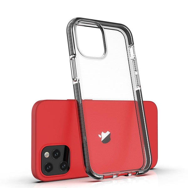 Spring Case pokrowiec żelowe etui z kolorową ramką do iPhone 13 Pro żółty