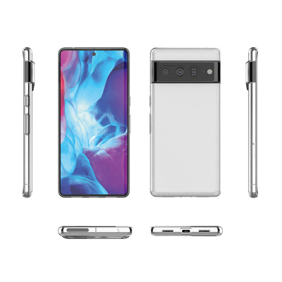 Ultraklare 0,5 mm dicke Gel-Rückseite für Google Pixel 7 Pro, transparent