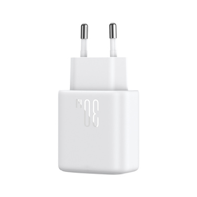 Ładowarka Joyroom JR-TCF24 sieciowa USB-C PD 30W QC SFC - biała + kabel USB-C 1m