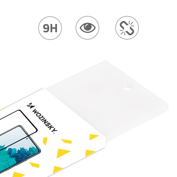 Wozinsky super wytrzymałe szkło hartowane Full Glue na cały ekran z ramką Case Friendly Oppo Reno6 4G czarny