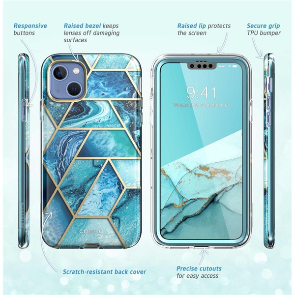 Supcase Cosmo Hülle für iPhone 14 Plus – blau
