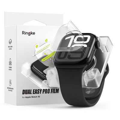 Ringke Dual Easy Pro 2-pack Protective Film for Apple Watch 10 42mm - Transparent