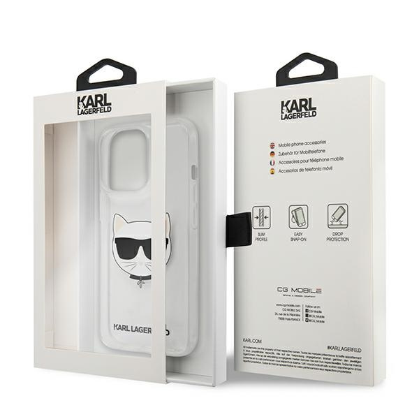 Karl Lagerfeld KLHCP13XCTR iPhone 13 Pro Max 6,7" hardcase transparent Choupette Head