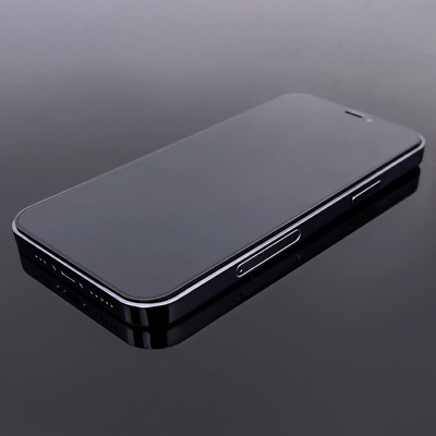 Wozinsky Full Cover Flexi Nano Glass tempered glass for iPhone 14 Pro Max flexible with a black frame