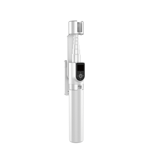 Selfie stick / telescopic pole with tripod Dudao F18W - white