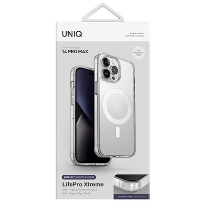 Etui UNIQ LifePro Xtreme Magclick Charging na iPhone 14 Pro Max - przezroczyste