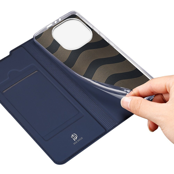 DUX DUCIS Skin Pro Holster Cover Flip Cover für Xiaomi Mi 11 Pro blau