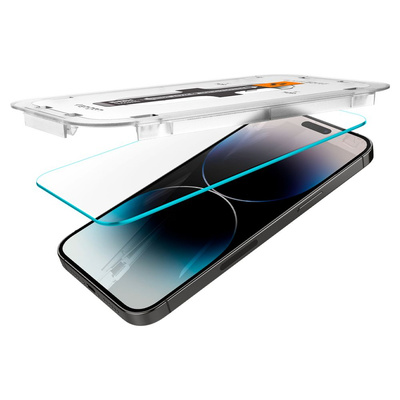 Spigen Glas.tR EZ Fit gehärtetes Glas für iPhone 14 Pro Max - 2 Stk.