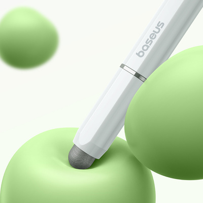 Baseus Smooth Writing III 3in1 Passiver Stylus - Magnetische Version - Weiß