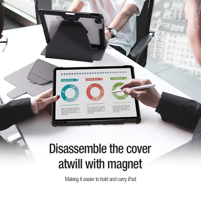 Nillkin Bumper SnapSafe Hülle für iPad Pro 12.9 2020/2021/2022 – blau