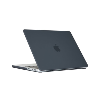 Tech-Protect SmartShell Hülle für MacBook Pro 14&quot; M1 / ​​​​M2 / M3 2021-2023 - Mattschwarz