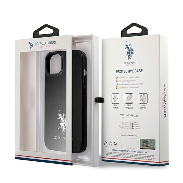 US Polo USHCP13SUMHK iPhone 13 mini 5,4&quot; schwarz/schwarz Hardcase Pferdelogo