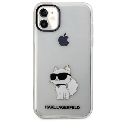 Karl Lagerfeld case for iPhone 11 / XR from the Ikonik Choupette series - transparent