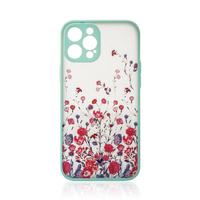[PO ZWROCIE] Design Case etui do iPhone 13 pokrowiec w kwiaty niebieski