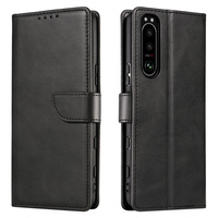 Magnet Case elegant case cover cover cover з клапаном і функцією підставки для Sony Xperia 1 III black